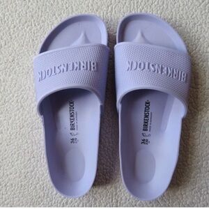 birkenstock purple slides size 5.5 36